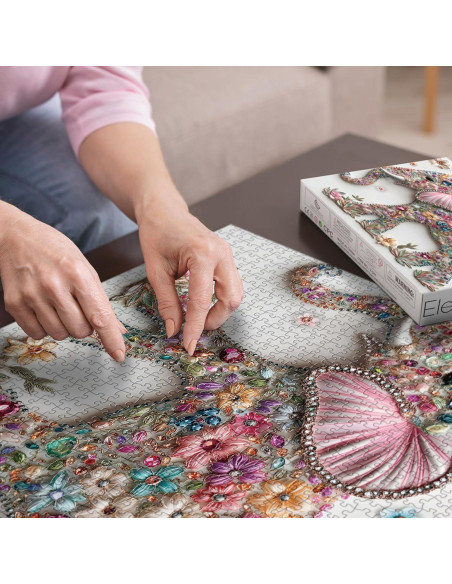 Rompecabezas Elefante de Cristal BBOLDIN 1000 Piezas 60.6 cm