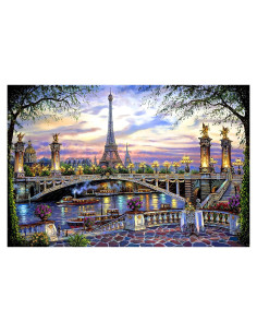 Rompecabezas de Madera 1000 Piezas Torre Eiffel 75x50cm