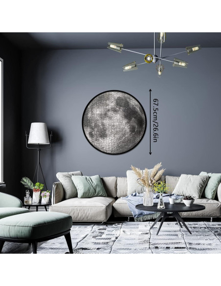 Rompecabezas Redondo Espacial BBOLDIN 1000 Piezas Luna