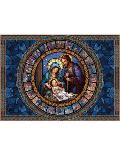 Rompecabezas de Vidrio Templado BBOLDIN Natividad 1000 Piezas 2