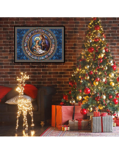 Rompecabezas de Vidrio Templado BBOLDIN Natividad 1000 Piezas