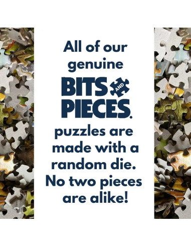 Rompecabezas 300 Piezas Bits and Pieces Gallo Ámbar 48x61 cm