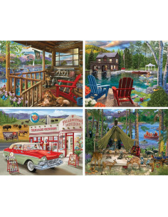 Rompecabezas 500 Piezas Bigelow 4 en 1 Bits and Pieces 2