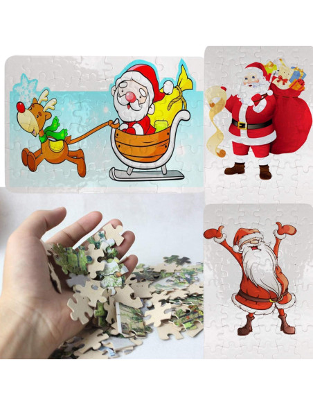 10 Juegos de Rompecabezas A5 Sublimación 48 Piezas MS WGO