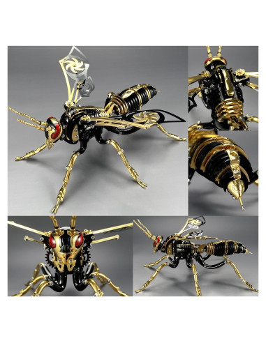 Rompecabezas 3D de Metal Afftiny Avispa Gigante DIY