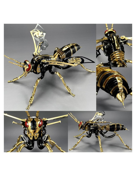 Rompecabezas 3D de Metal Afftiny Avispa Gigante DIY
