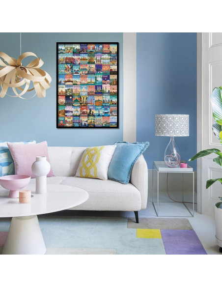 Rompecabezas de Viaje BBOLDIN 1000 Piezas Monumentos Mundiales