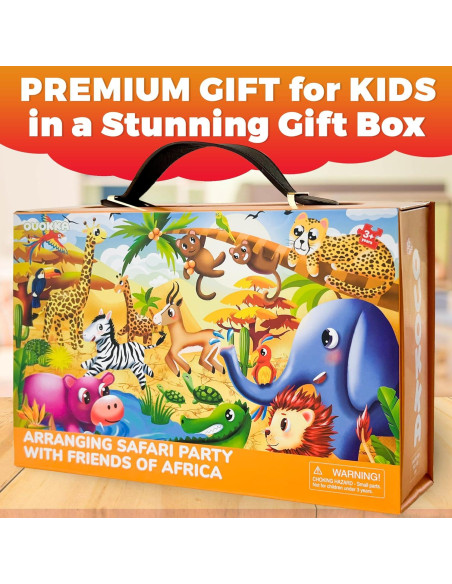 Puzzle de Suelo Gigante QUOKKA África 61x91 cm 48 Piezas