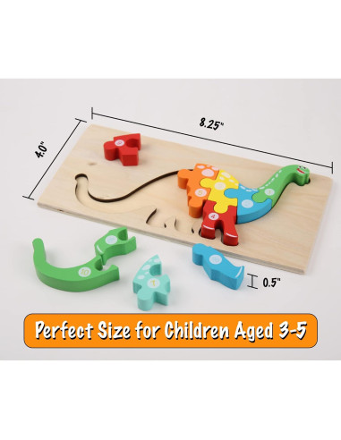 Rompecabezas de Madera Montessori Mama para Niños 2-4 Años