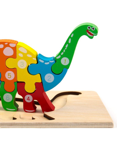 Rompecabezas de Madera Montessori Mama para Niños 2-4 Años