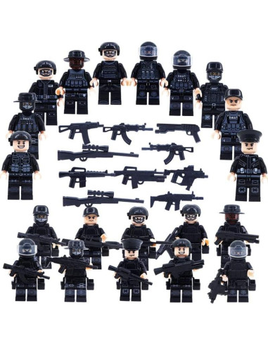 Juego de Bloques de Construcción Toysvill SWAT 22 Piezas