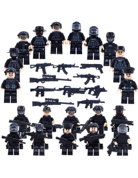 Juego de Bloques de Construcción Toysvill SWAT 22 Piezas