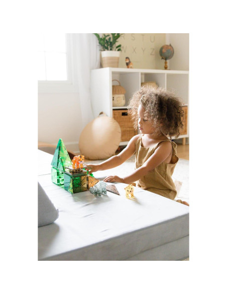 Set de Construcción Magnético MAGNA-TILES Animales Selva 25 Piezas