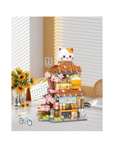 Juego de Bloques de Construcción LUOGFYNI Gato 923 Piezas