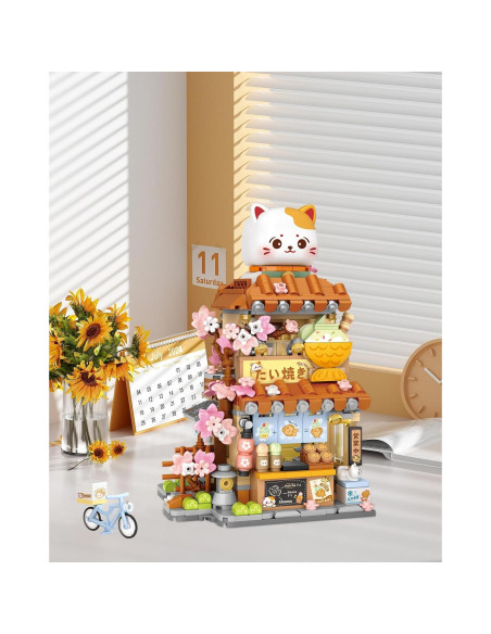 Juego de Bloques de Construcción LUOGFYNI Gato 923 Piezas