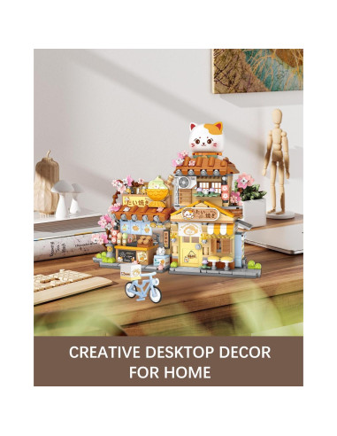 Juego de Bloques de Construcción LUOGFYNI Gato 923 Piezas