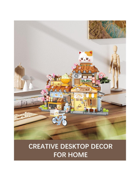 Juego de Bloques de Construcción LUOGFYNI Gato 923 Piezas