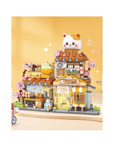 Juego de Bloques de Construcción LUOGFYNI Gato 923 Piezas