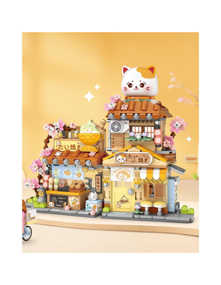 Juego de Bloques de Construcción LUOGFYNI Gato 923 Piezas