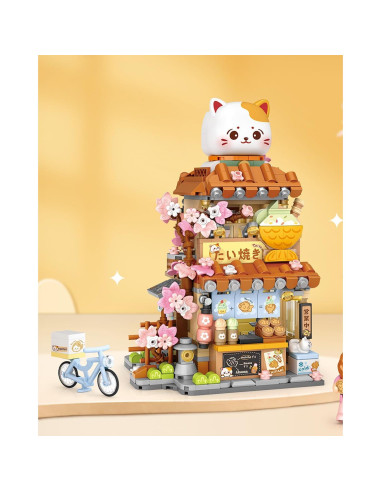 Juego de Bloques de Construcción LUOGFYNI Gato 923 Piezas