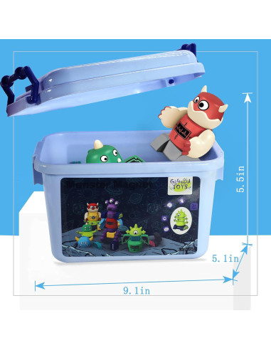 Set de 35 Piezas de Bloques Magnéticos TIANLIDA para Niños