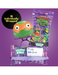 Anillos de Caramelo Tortugas Ninja Imaginings 3 - 18 Unidades 2