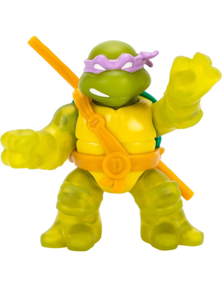Heroes de Goo Jit Zu Tortugas Ninja Paquete de 2 Donatello y Michelangelo