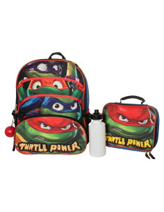 Conjunto de Mochila TMNT 4 Piezas para Niños 16"