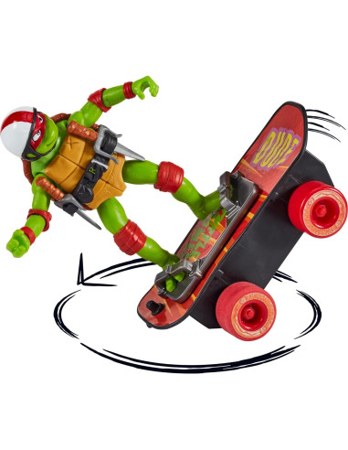 Tortugas Ninja Raphael Patineta Motorizada con Accesorios