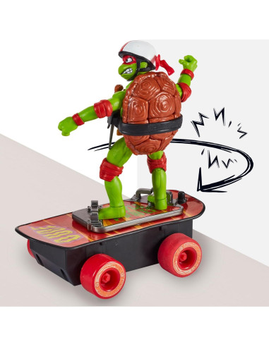 Tortugas Ninja Raphael Patineta Motorizada con Accesorios