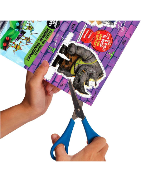 Tortugas Ninja Raphael Patineta Motorizada con Accesorios