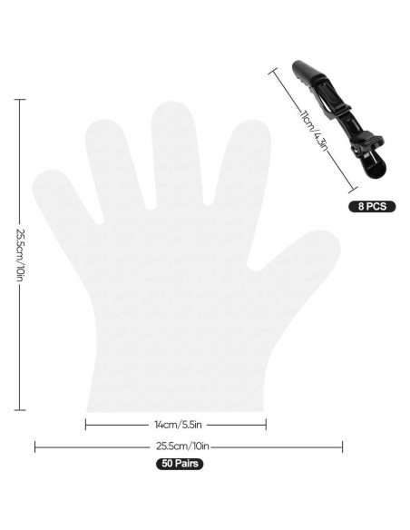 Kit de Tinte de Cabello IRCHLYN 78 Piezas con Brochas y Tazones