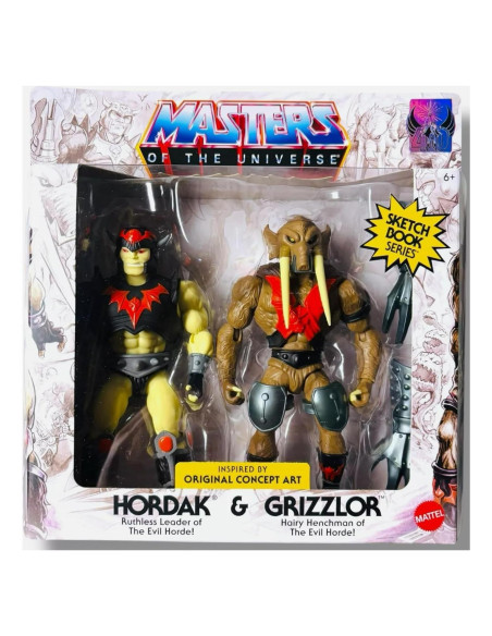 Libro de Bocetos Masters of the Universe Hordak Grizzlor