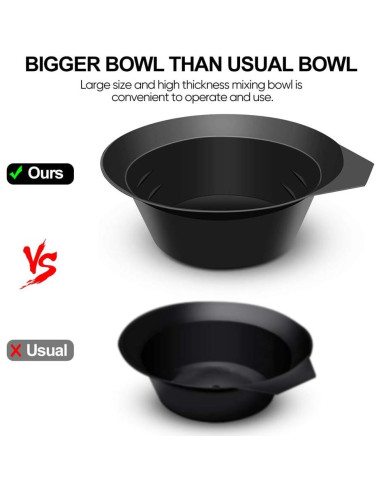 Kit de Tinte de Cabello IRCHLYN 78 Piezas con Brochas y Tazones