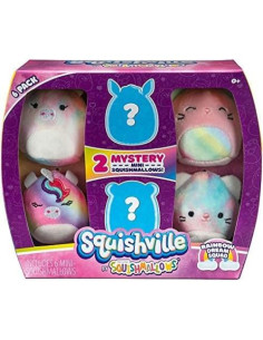 Mini Peluche Squishmallow Escuadrón Sueño Arcoíris 6-Pack 2