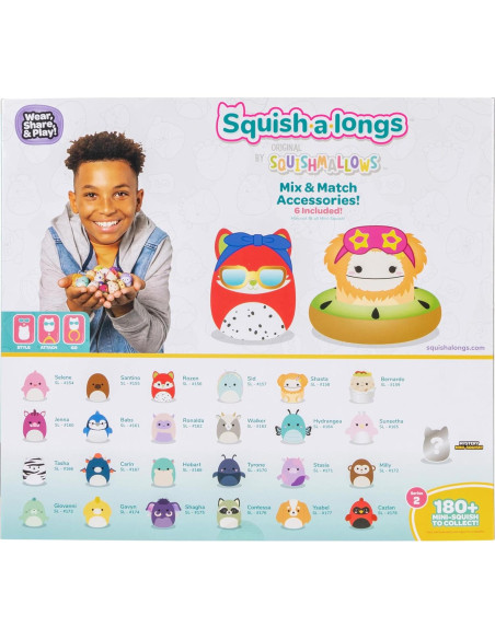Paquete de 25 Mini-Squish-a-longs Jazwares Serie 2