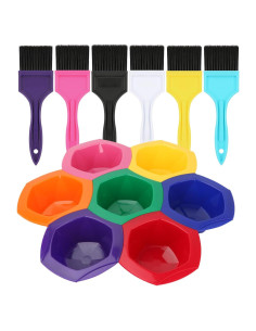 Set de 7 Boles de Tinte Arcoiris + 6 Brochas Cuidado Masculino