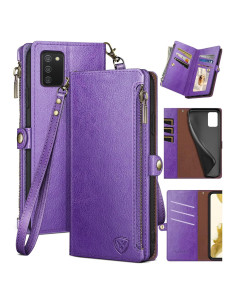 Funda XcaseBar para Samsung Galaxy A03S con billetera y RFID