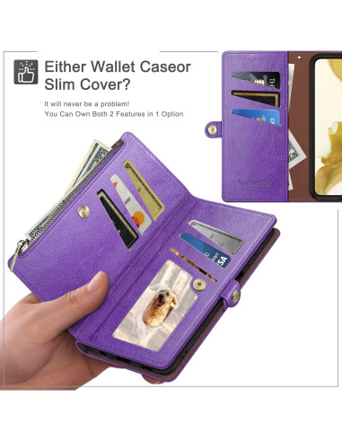 Funda XcaseBar para Samsung Galaxy A03S con billetera y RFID