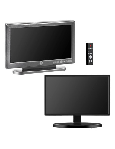 Juego de 2 Televisores Miniatura Casa de Muñecas Haomian