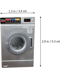 Lavadora Miniatura LOGOFUN 1:24 para Casa de Muñecas 2