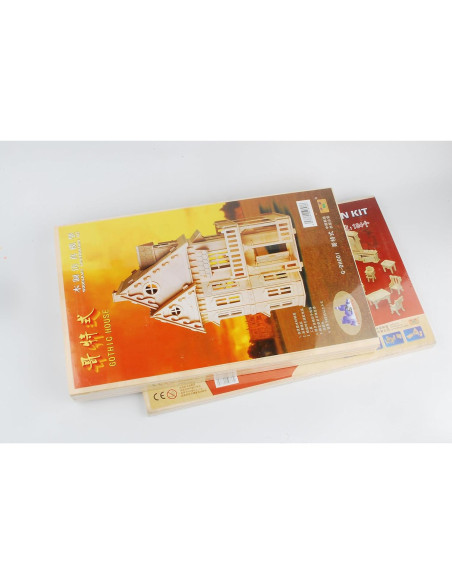 Casa de Muñecas de Madera 43 cm 2 Pisos NWFashion DIY