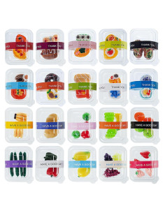 75 Piezas Miniatura Comida Casa de Muñecas WEHOO Accesorios