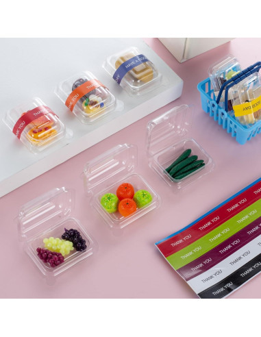 75 Piezas Miniatura Comida Casa de Muñecas WEHOO Accesorios