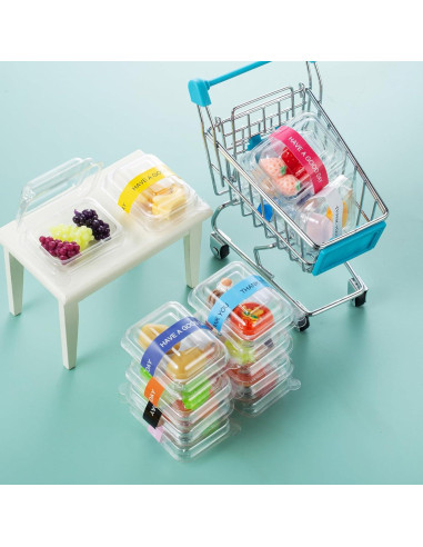 75 Piezas Miniatura Comida Casa de Muñecas WEHOO Accesorios