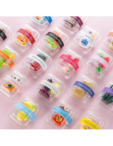 75 Piezas Miniatura Comida Casa de Muñecas WEHOO Accesorios