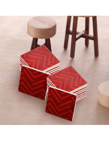 DOITOOL Suelo de Casa de Muñecas 27PCS Madera Decorativa