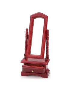 Espejo Miniatura 1:12 Cutemini con Cajón Rojo