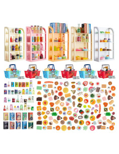 Estante de Supermercado Miniatura HSJH 4 Capas 30x20 cm