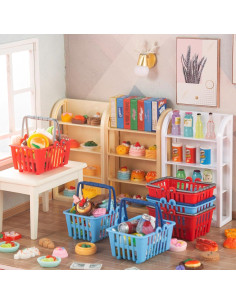 Estante de Supermercado Miniatura HSJH 4 Capas 30x20 cm 2